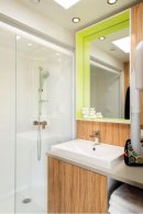Salle d’eau avec douche à l’italienne pour un confort absolu pendant vos vacances à la Boutinardière sur Pornic
