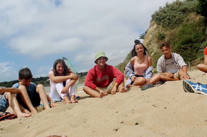 Sortie plage avec le club ados