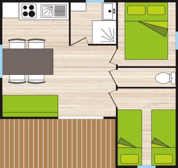 Plan chalet 4/5 places
