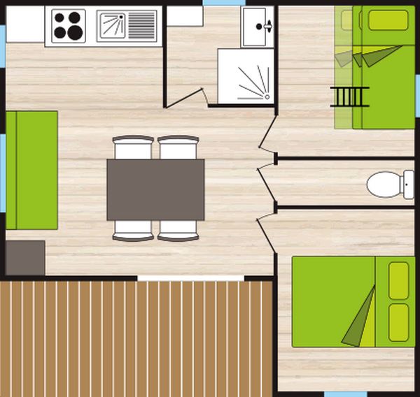 Plan chalet 5/6 places
