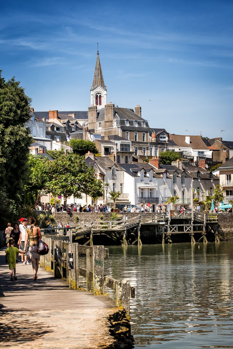 Pornic, ville du camping la Boutinardière en Bretagne du sud en Loire Atlantique
