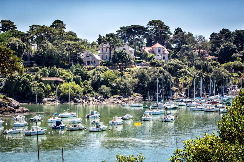 Le port de Pornic et ses villas