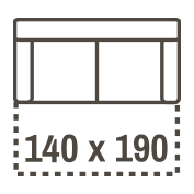 banquette convertible 140x190