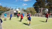 Tournoi de foot au camping