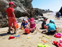 Activité châteaux de sable club enfants