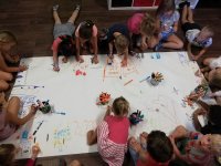 Atelier fresque au mini club