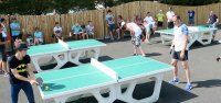 Tournoi de ping pong au camping