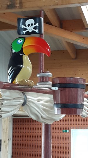 Jeux de la pataugeoire de la piscine couverte du camping la Boutinardiière à Pornic, camping sud Bretagne
